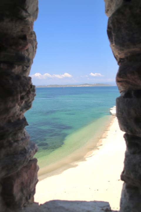 Ausblick Akrathos Beach Hotel
