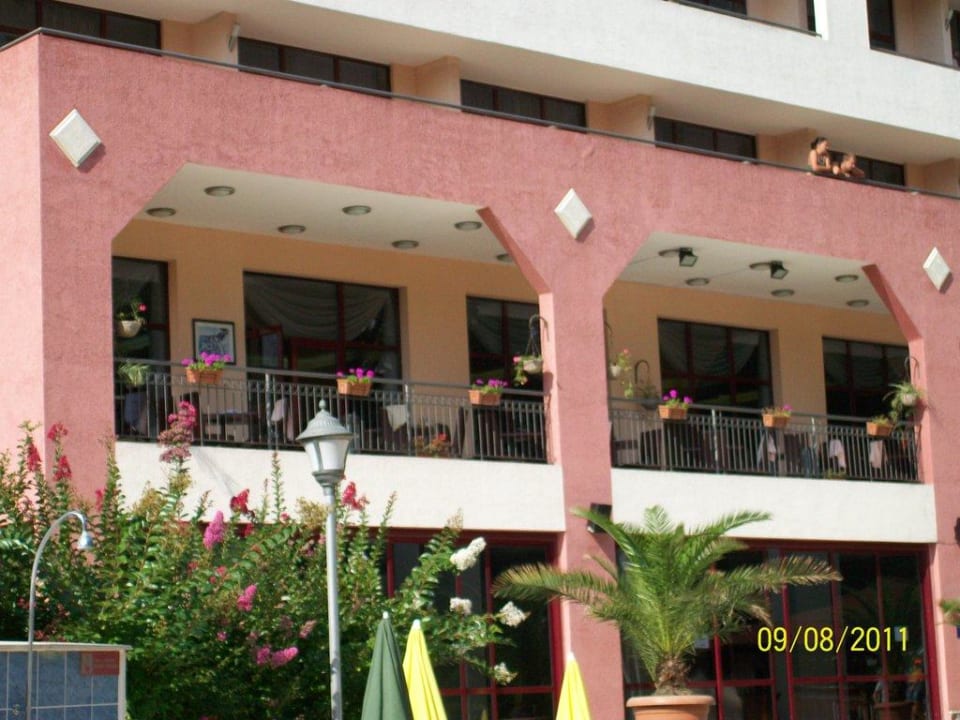 Balkon des Speisesaal`s Odessos Park Hotel