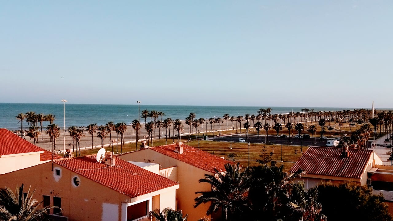 Blick vom Balkon 5te Etage Zimmer 509 Hotel Best Roquetas