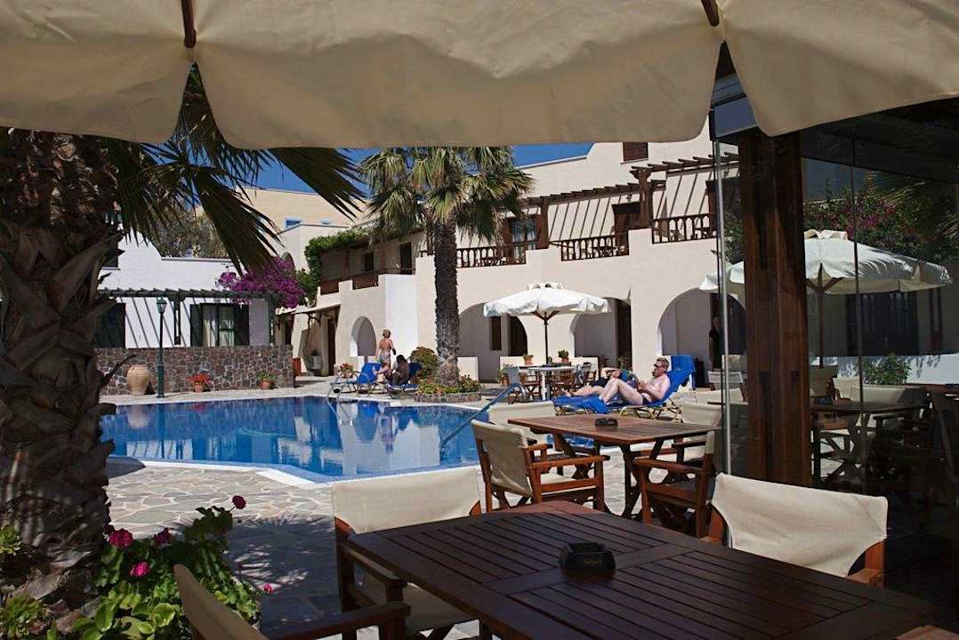 Our second pool and bar restaurant Hotel Mathios Village