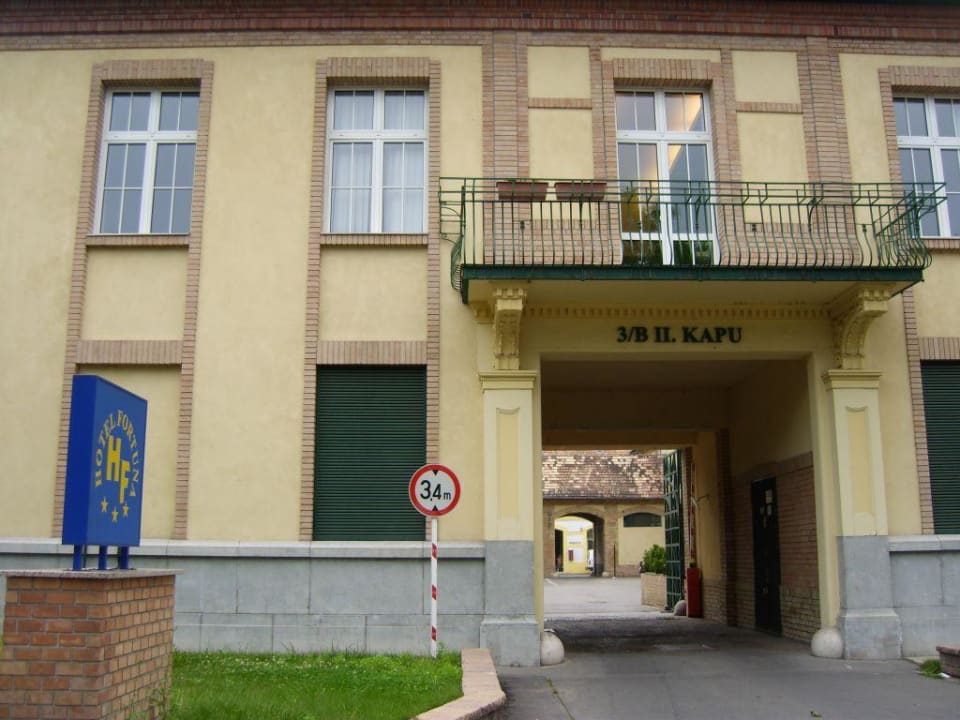 Eingangsbereich des Hostels Hotel Fortuna