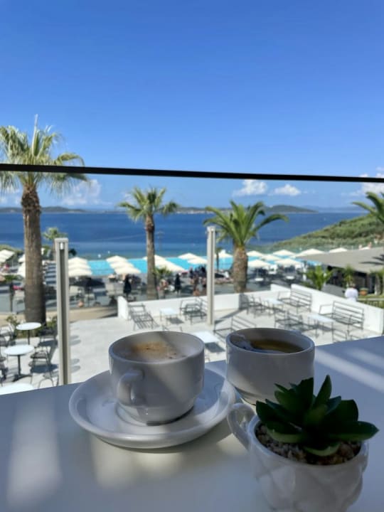 Ausblick Akrathos Beach Hotel