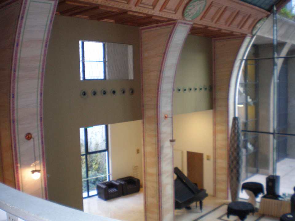 Ausblick zum Lobby Continental Hotel Budapest