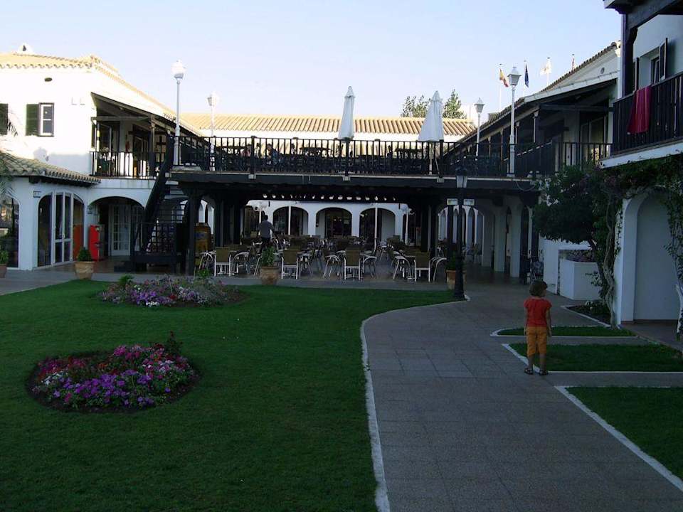 Ausblick auf den "Innenhof" Apartments Isla Paraiso