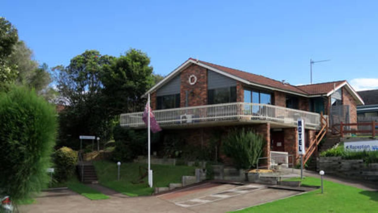 Vorfahrt und Lobby Motel Anchor Bay