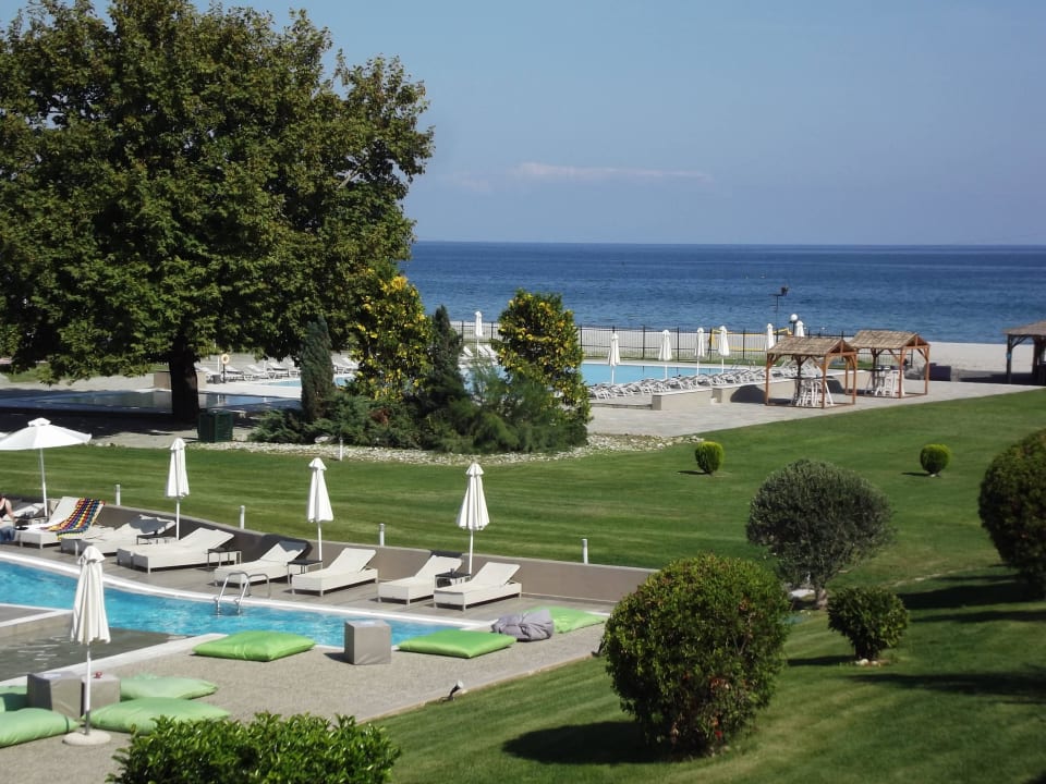 Blick vom Balkon Hotel Dion Palace Resort and Spa