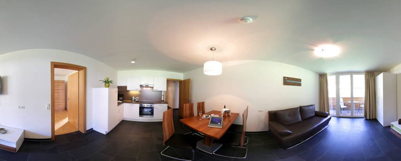 Wohn-Essbereich Apart Mountain Lodge Mayrhofen