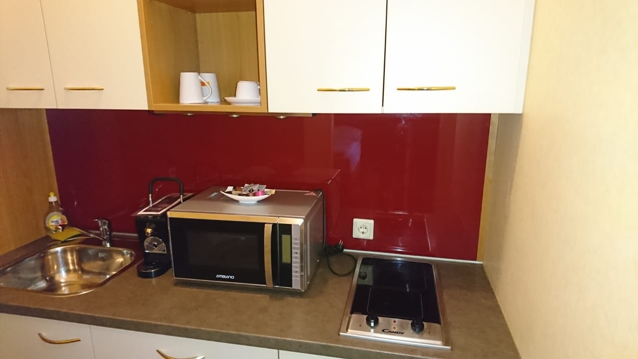 Küche im Appartment Hotel Josefshof am Rathaus