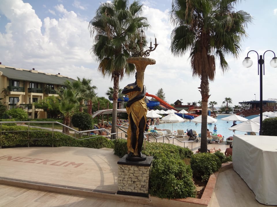 Blick Restaurant zum Pool Oz Hotels Incekum Beach