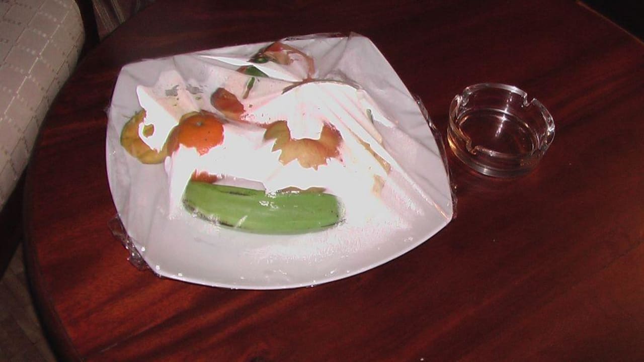 Früchteteller bei Ankunft EKHO Surf