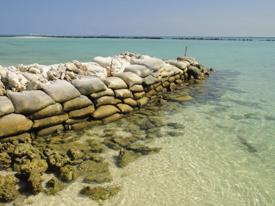 Idyllisches künstliches Riff Summer Island Maldives