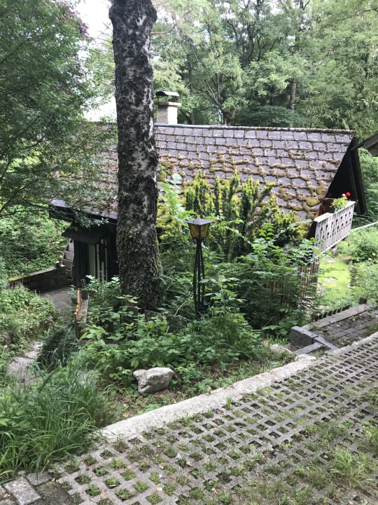 Gartenanlage Ferienhaus Wassermühle