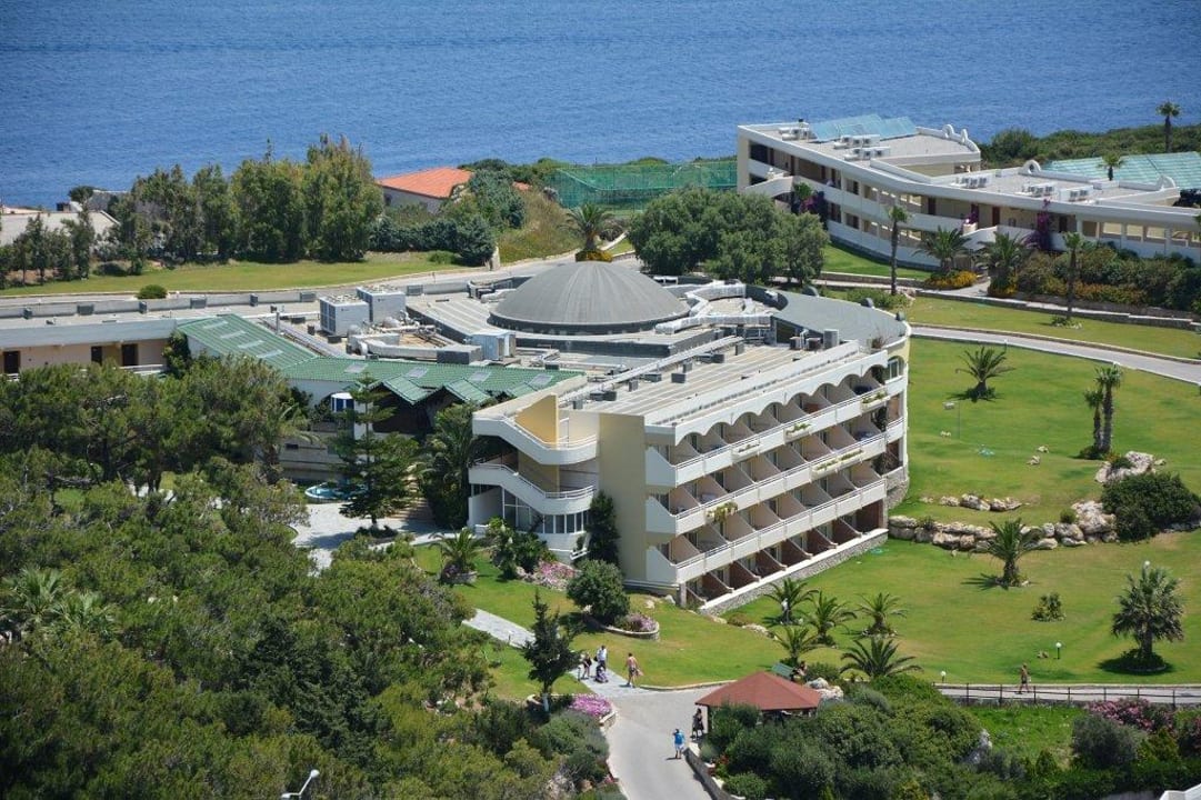 Hotel von oben... Hotel Kalithea Horizon Royal