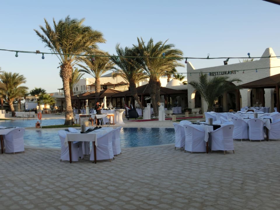 Aufbau für den Galaabend ROBINSON DJERBA BAHIYA