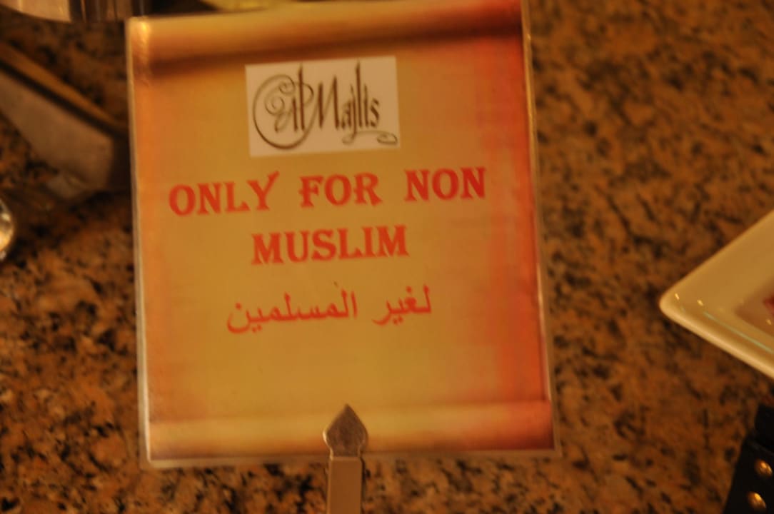 Frühstück - Hinweis für die Einheimischen  Miramar Al Aqah Beach Resort