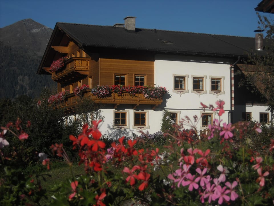 Klampererhof wird von Sonne wachgeküsst Bauernhof Klampererhof