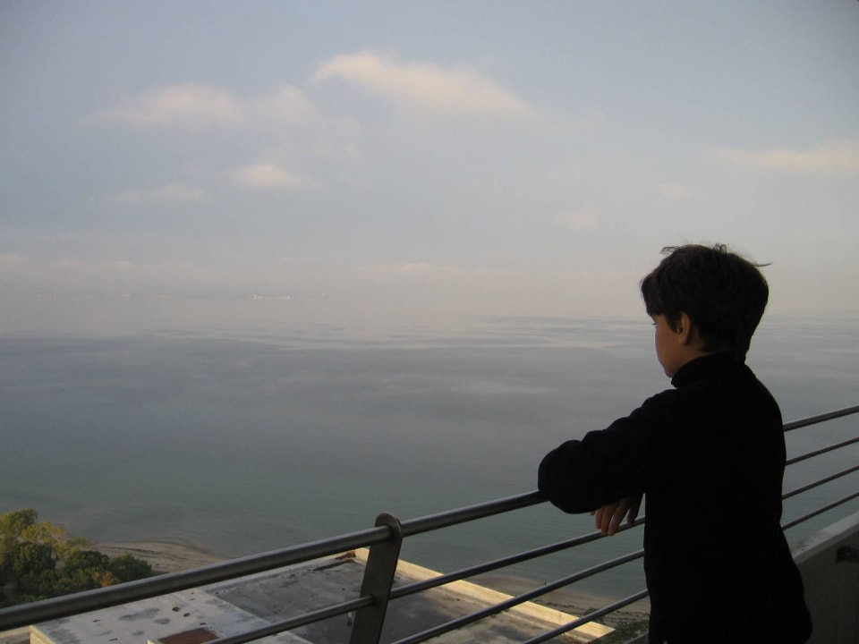 Blick von der obersten Etage auf die Ostsee PLAZA Premium Timmendorfer Strand