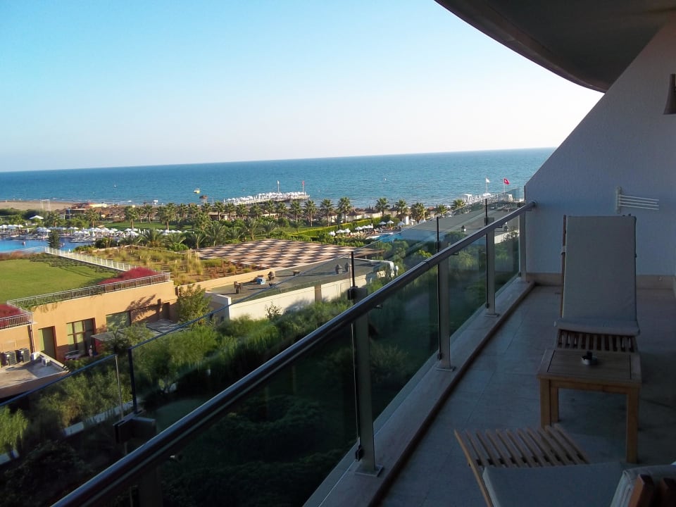 Blick vom Balkon Maxx Royal Belek Golf Resort