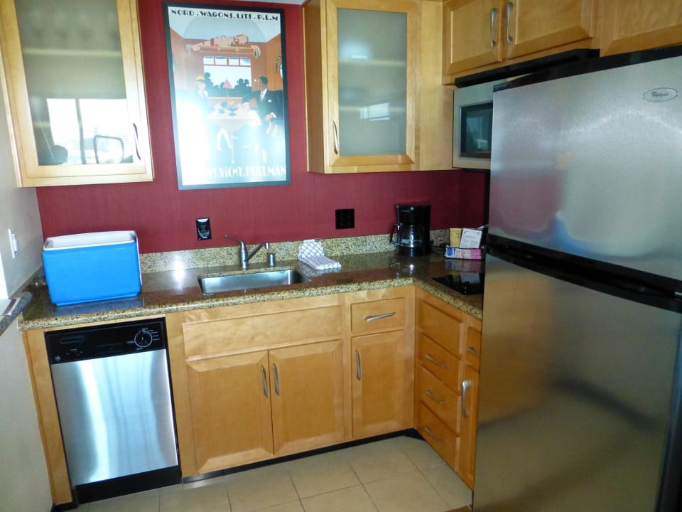 Komplette Küche Hotel Residence Inn by Marriott Downtown Long Beach