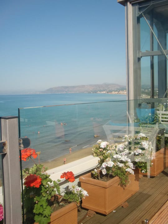 Dachterrasse mit hübschem Blick Hotel Corissia Princess