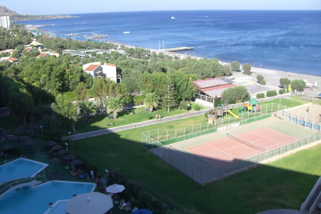 Ausblick von Zimmer 624 Olympos Beach Hotel