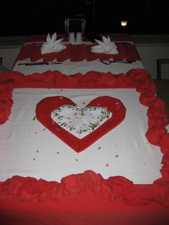 Tischdeko zum Abschied  Saphir Resort & Spa