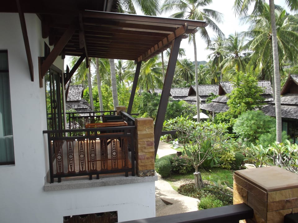 Balkon Deluxe Pool View Zimmer 2034 Hotel Railay Village Resort & Spa