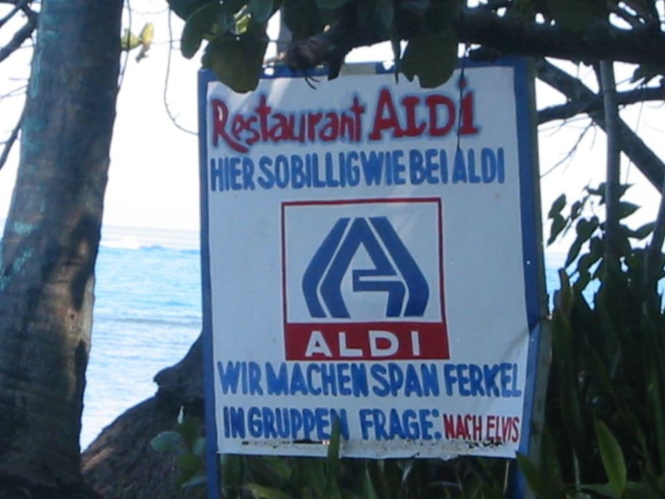Aldi gibt es auch hier um die Ecke Marien Puerto Plata