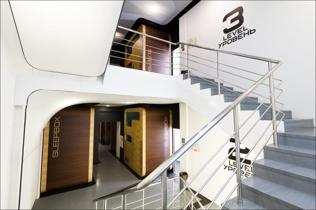 Stairs Hotel Sleepbox