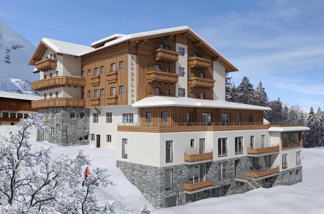 Außenansicht Hotel Alpenland