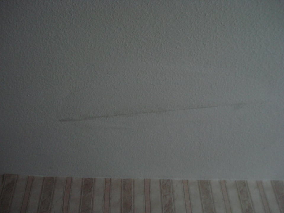 Tapete an der Decke Hotel Rosenhof