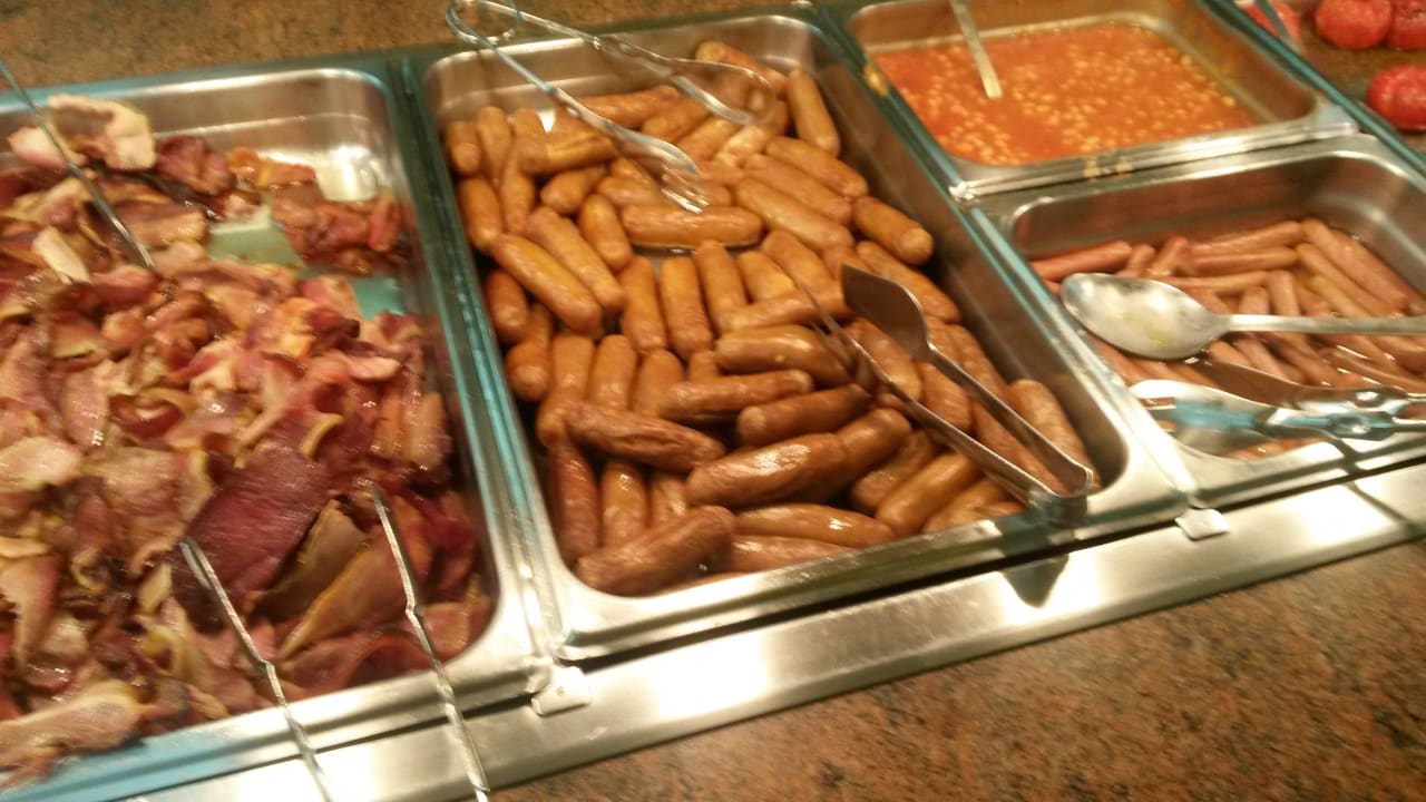 Frühstucksbuffet jeden Tag das gleiche Essen Las Palmeras Affiliated by FERGUS