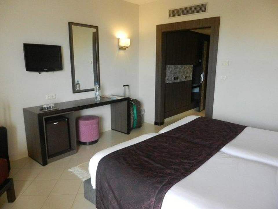 Blick vom Balkon Hotel Rosa Beach