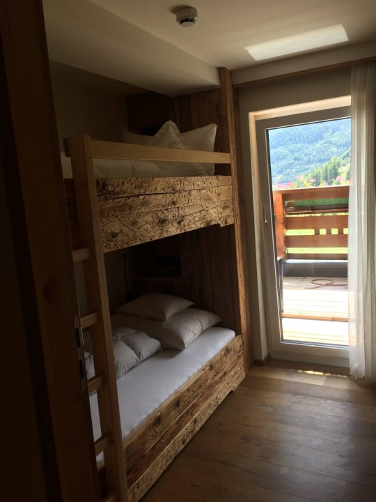 Stockbetten im Kinderzimmer  Alpengasthof Grüner