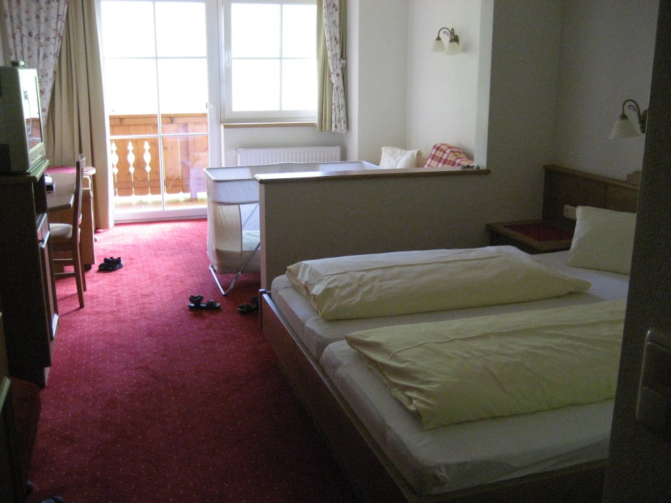 Unser Zimmer im 3. Stock Hotel Lammwirt