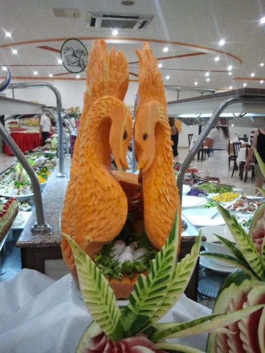 Figuren aus Kürbis Grand Seker Hotel