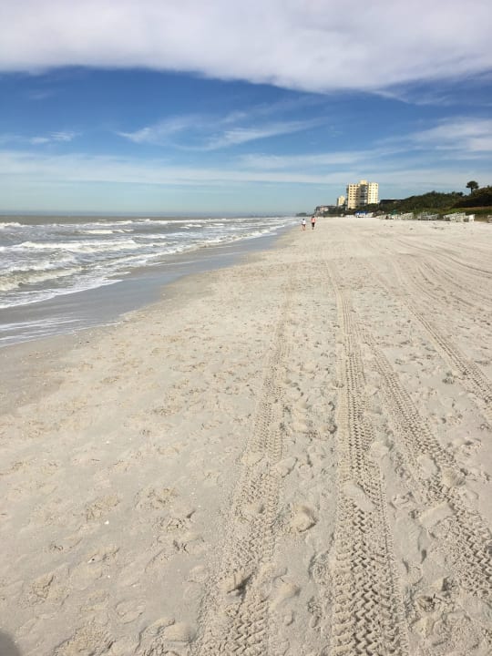 Der schöne Strand vor dem Hotel Hotel Vanderbilt Beach Resort