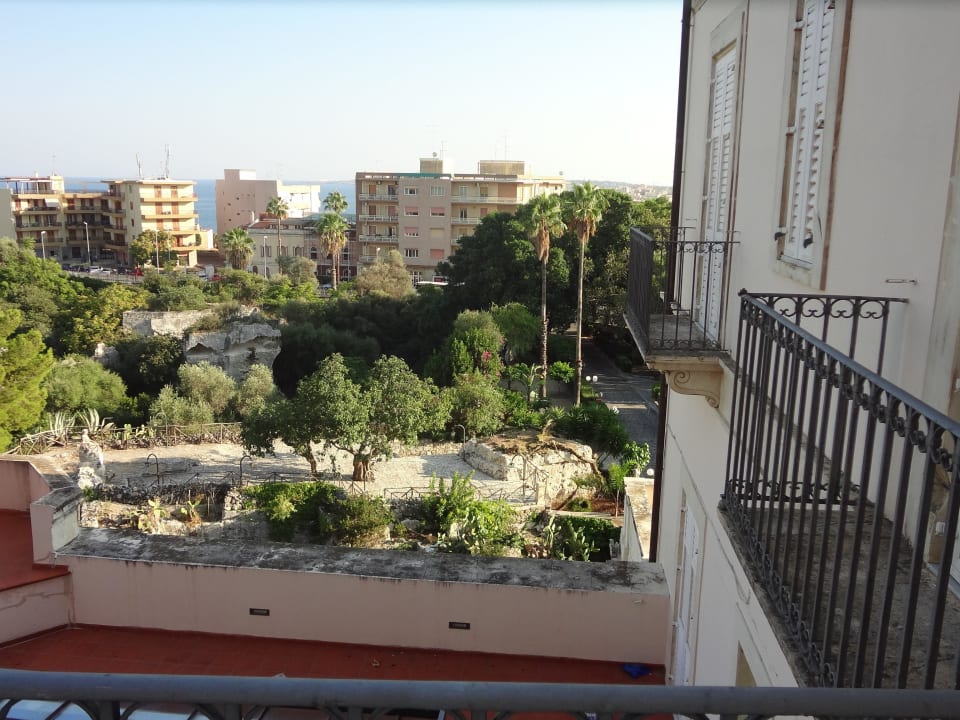 Blick vom Zimmer Richung Meer Villa Politi