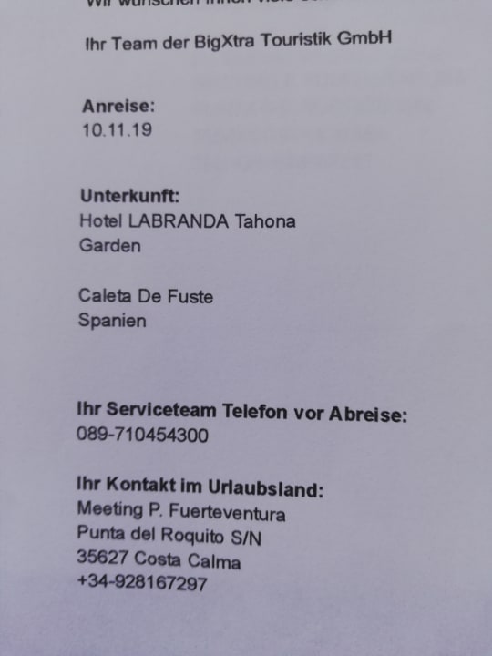 Sonstiges Smy Tahona Fuerteventura