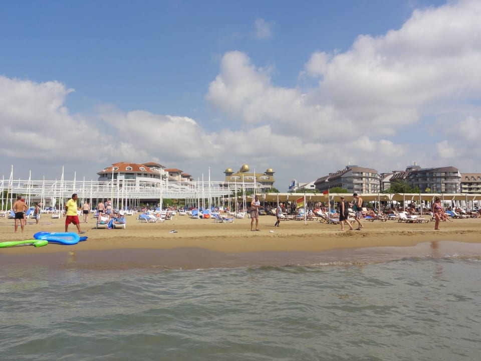 Schöner Strand ohne Steine Aydinbey Kings Palace & Spa