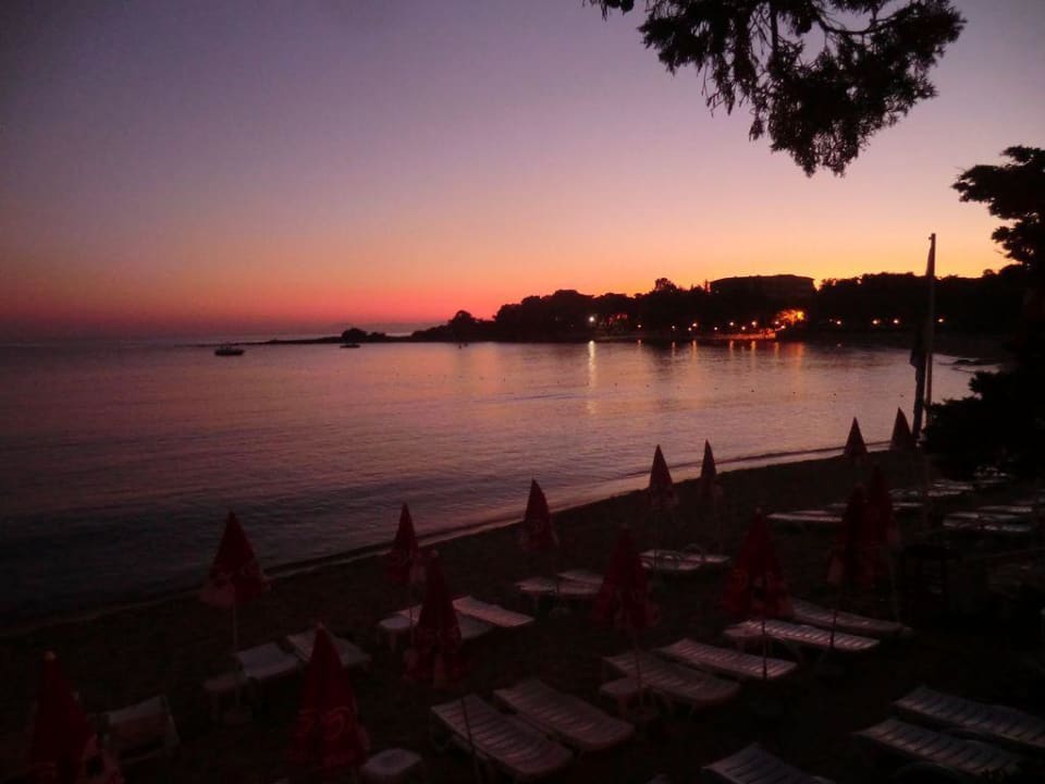Sonnenuntergang von der Poolbar aus Incekum Su Hotel