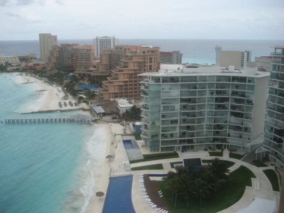 Blick aus der 15ten Etage! Hotel Riu Cancun