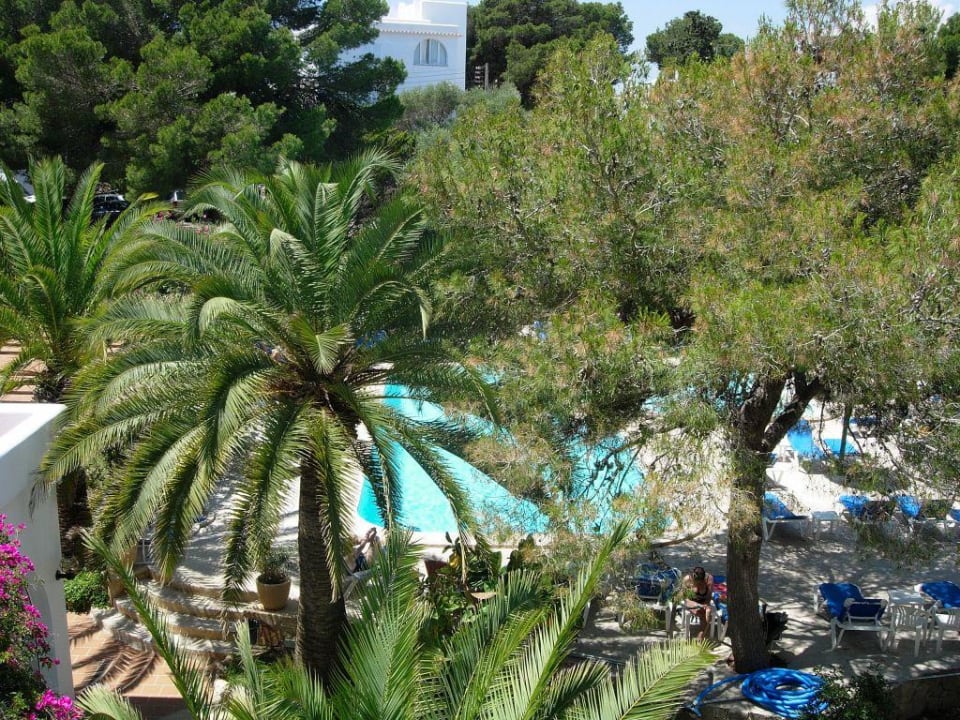 Poolblick aus unserem Zimmer Grupotel Rocador