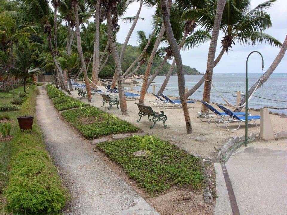 Gartenanlage in der Nähe des Pools The Coco de Mer Hotel & Black Parrot Suites