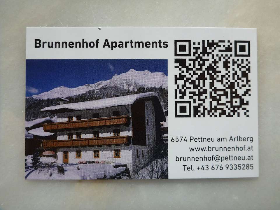 Business card Appartement Brunnenhof
