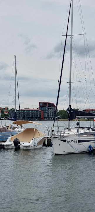 Außenansicht Hotel Mikołajki