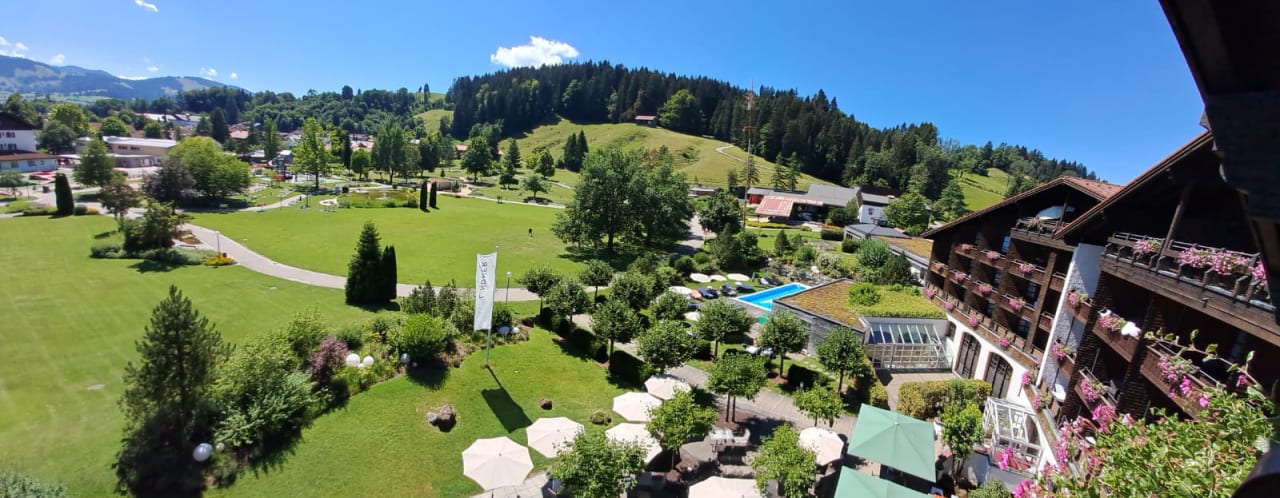 Ausblick Parkhotel Oberstaufen