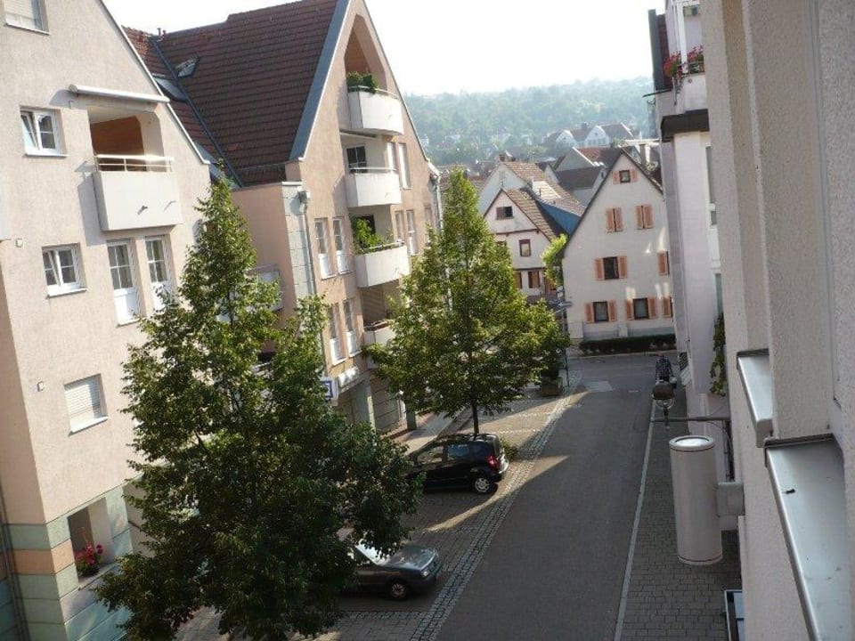 Blick vom Hotelzimmer Richtung Stadtzentrum Hotel Princess