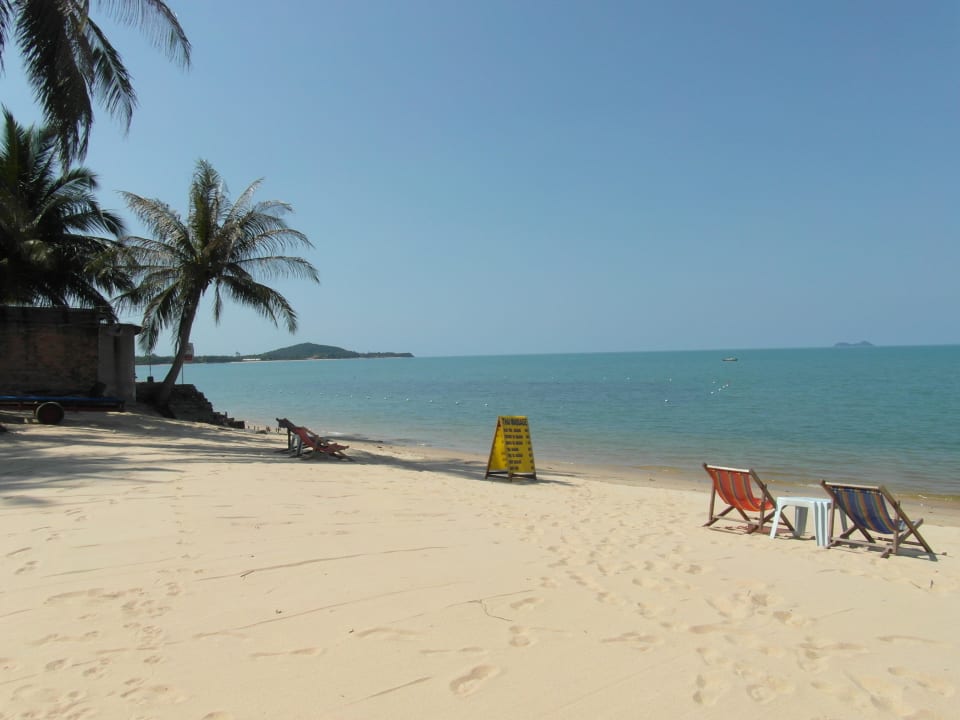 Strand um die Ecke Paradise Beach Resort, Samui