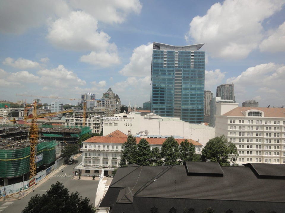 Blick auf Saigon Hotel Caravelle Saigon